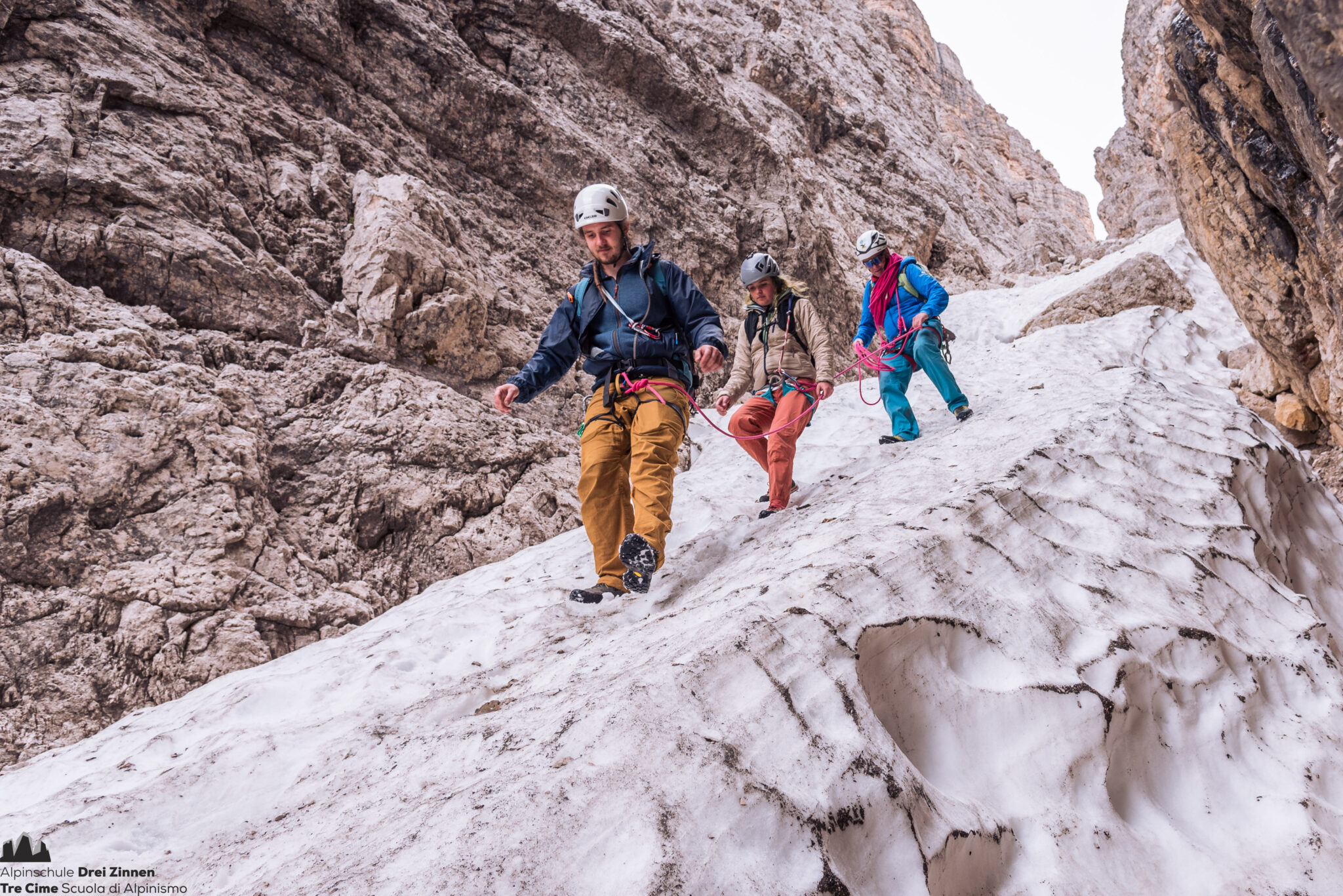 Normalweg Große Zinne via normale Cima Grande di Lavaredo Drei