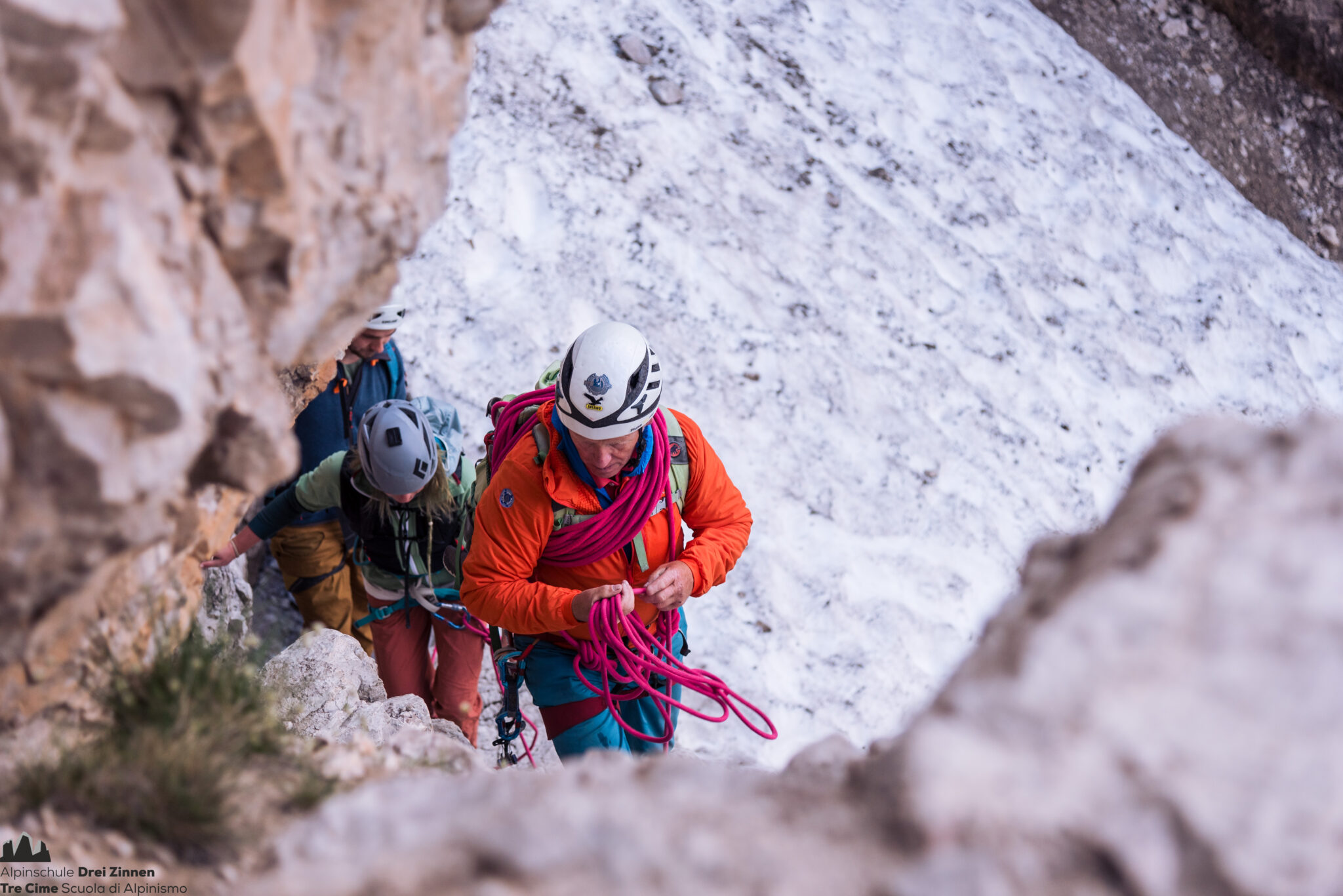 Normalweg Große Zinne via normale Cima Grande di Lavaredo Drei