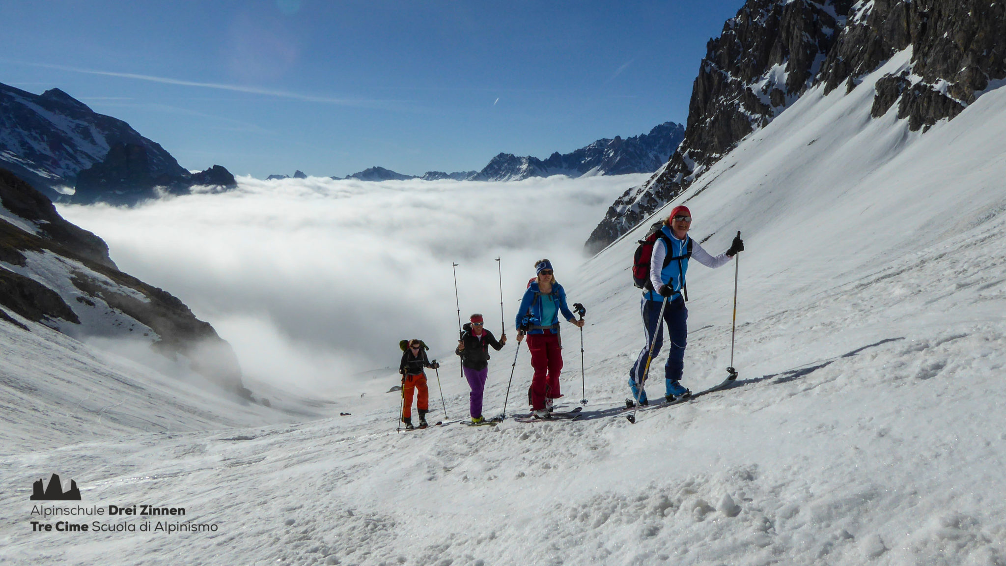 Val Maira Skitour Sci Alpinismo Tre Cime 5 Alpinschule Dreizinnen