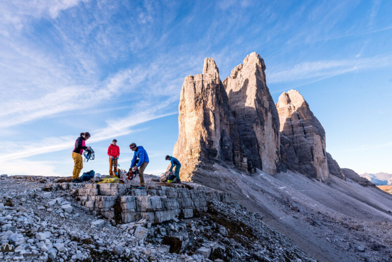 Paternkofel Klettersteig – via ferrata Monte Paterno, Drei Zinnen – Tre Cime, Dolomiten, Dolomiti, Dolomites