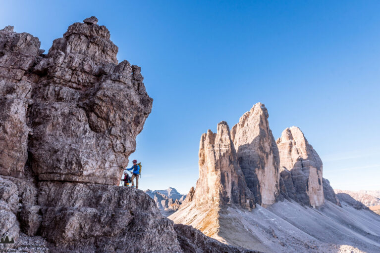 Paternkofel Klettersteig – via ferrata Monte Paterno, Drei Zinnen – Tre Cime, Dolomiten, Dolomiti, Dolomites