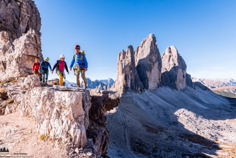 Paternkofel Klettersteig – via ferrata Monte Paterno, Drei Zinnen – Tre Cime, Dolomiten, Dolomiti, Dolomites