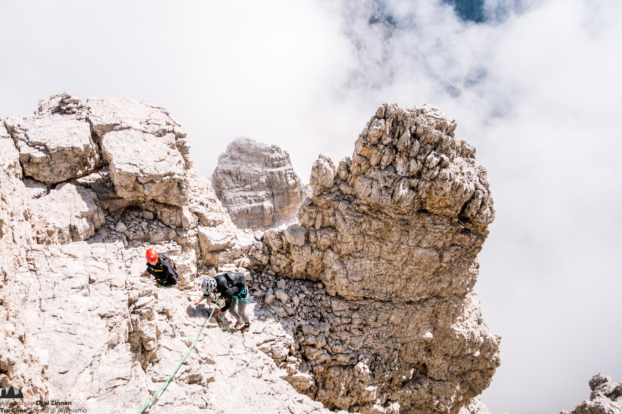 Zwölfer Sexten croda dei toni - Fotostory Alpinschule DreiZinnen (17