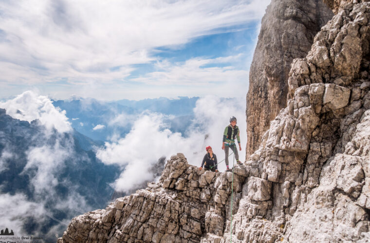 Zwölfer Sexten croda dei toni - Fotostory Alpinschule DreiZinnen (1)