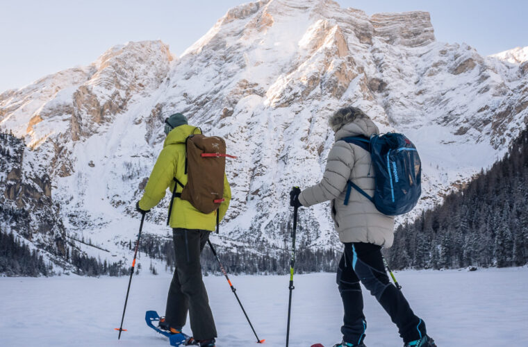 lago di braies pragser wildsee ciaspolata schneeschuhwandern snowshoehiking (9 von 53)